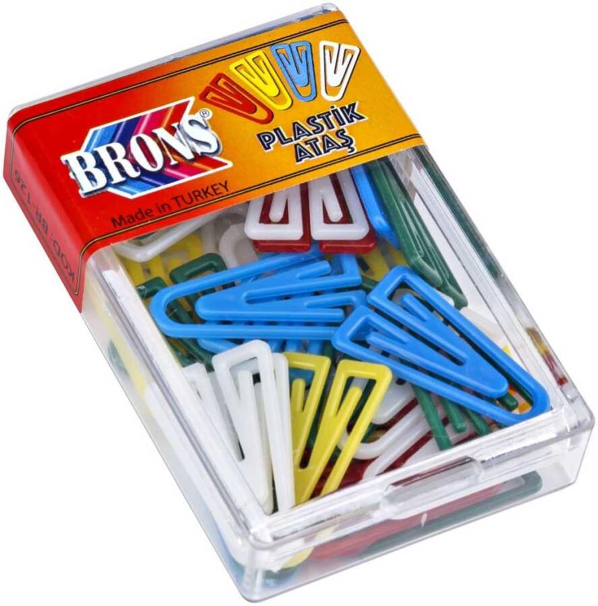 Brons Br-126 Ataş Plastik 5 Renk 