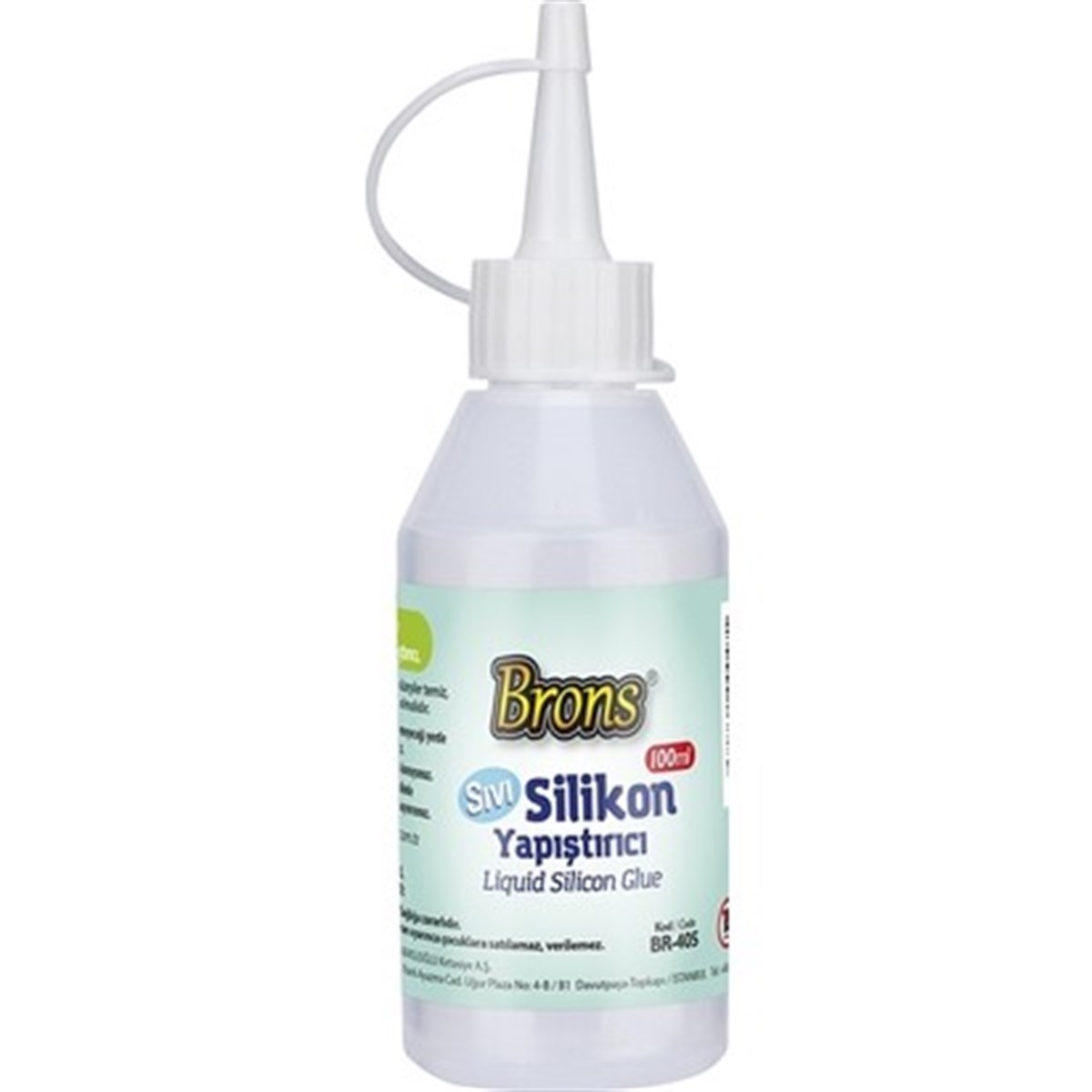 Brons Br-405 Sivi Silikon Yapistirici 100Gr