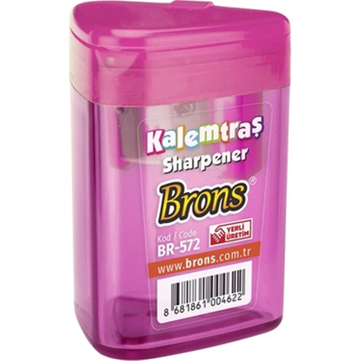 Brons Br-572 Kalemtraş Hazneli Üçgen 