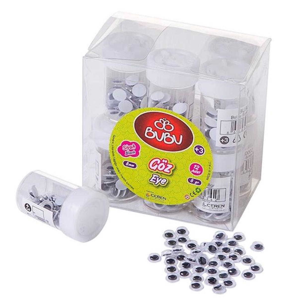 Bu-Bu Gz0002 Oynar Göz Siyah 8 Mm 8Gr