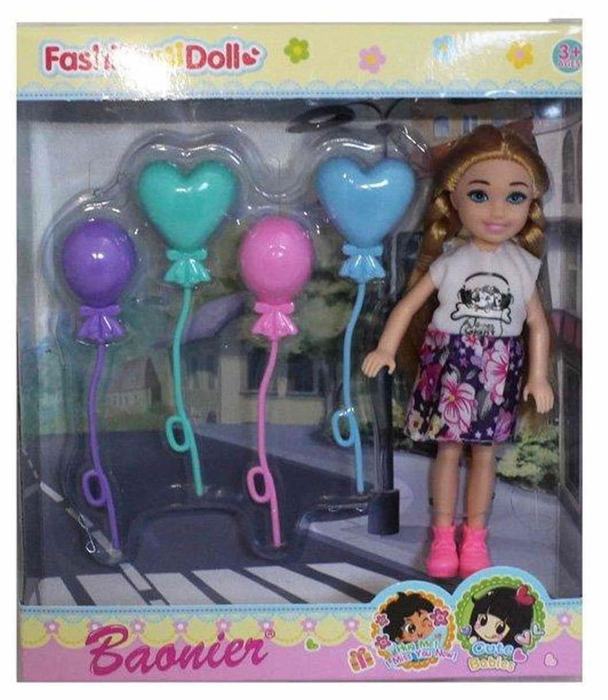 Canem Kutulu Balon Aksesuarlı Baonier Bebek JJ8672