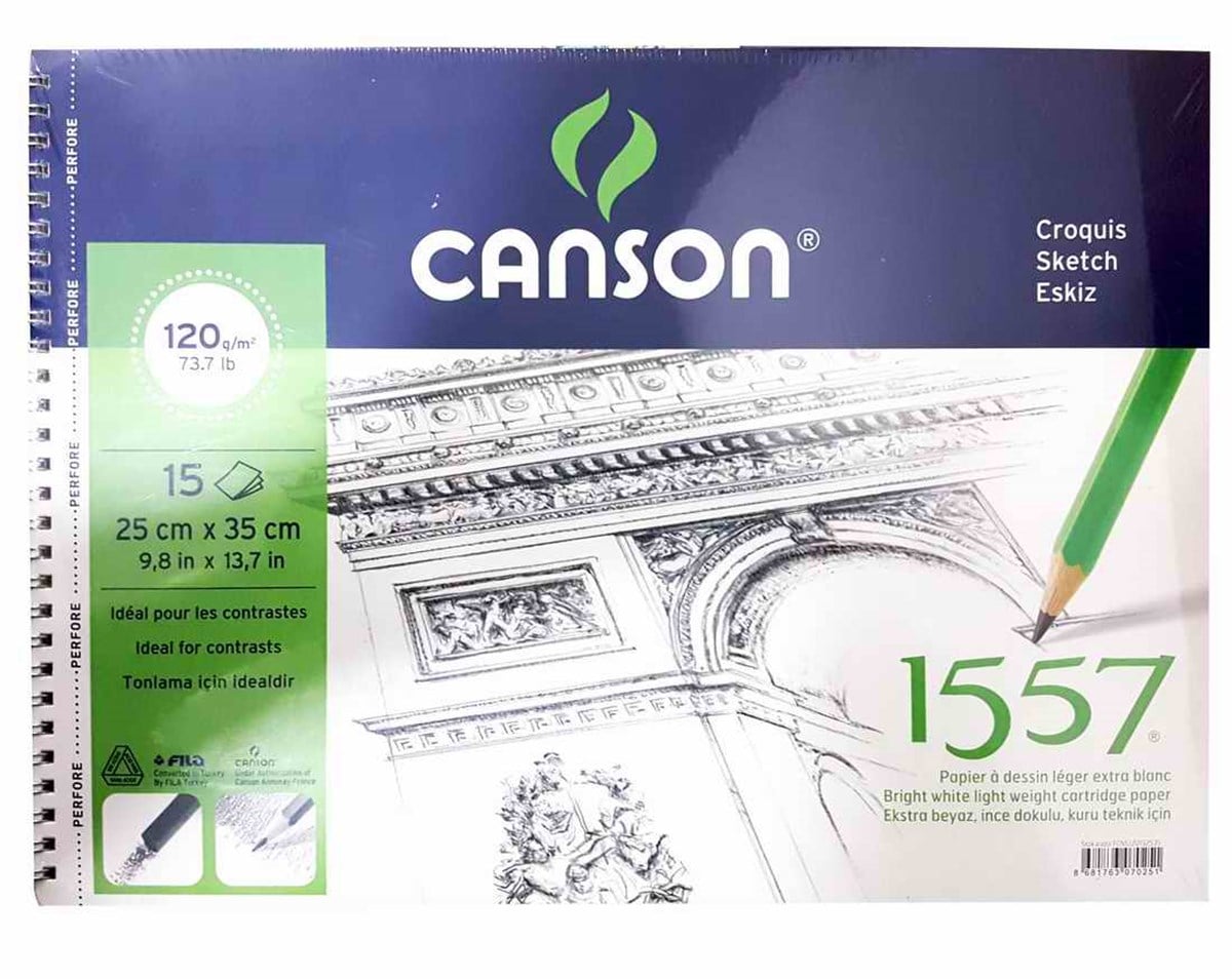 Canson C120153550  1557 35X50 Resim Defteri 120Gr 15 Yaprak