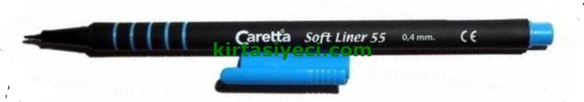 Caretta 55-06 Soft Liner Kalem Turkuaz Ad.