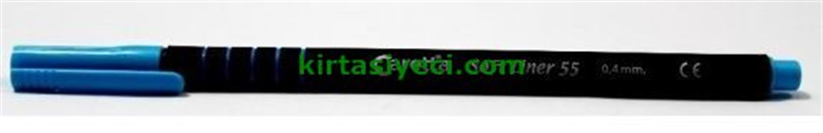 Caretta 55-07 Soft Liner Kalem Mavi Ad.