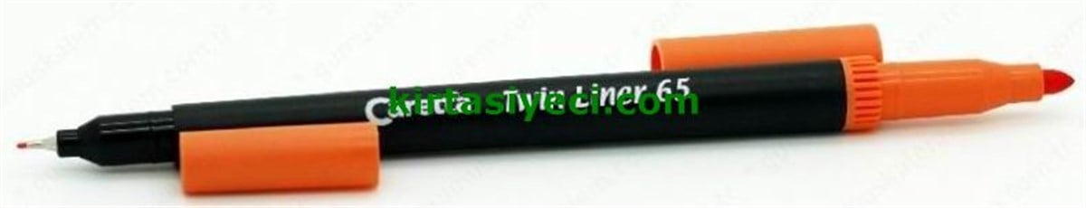 Caretta 65-08 Twinliner Kalem Turuncu Ad.