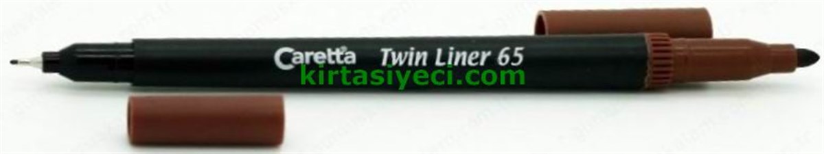 Caretta 65-14 Twinliner Kalem Kahverengi Ad.