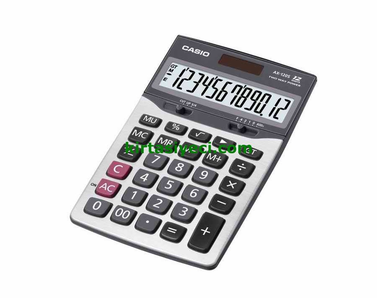 Casio Ax-120B-W-Dc(Cn) 12 Hane Masaüstü Hesap Makinesi