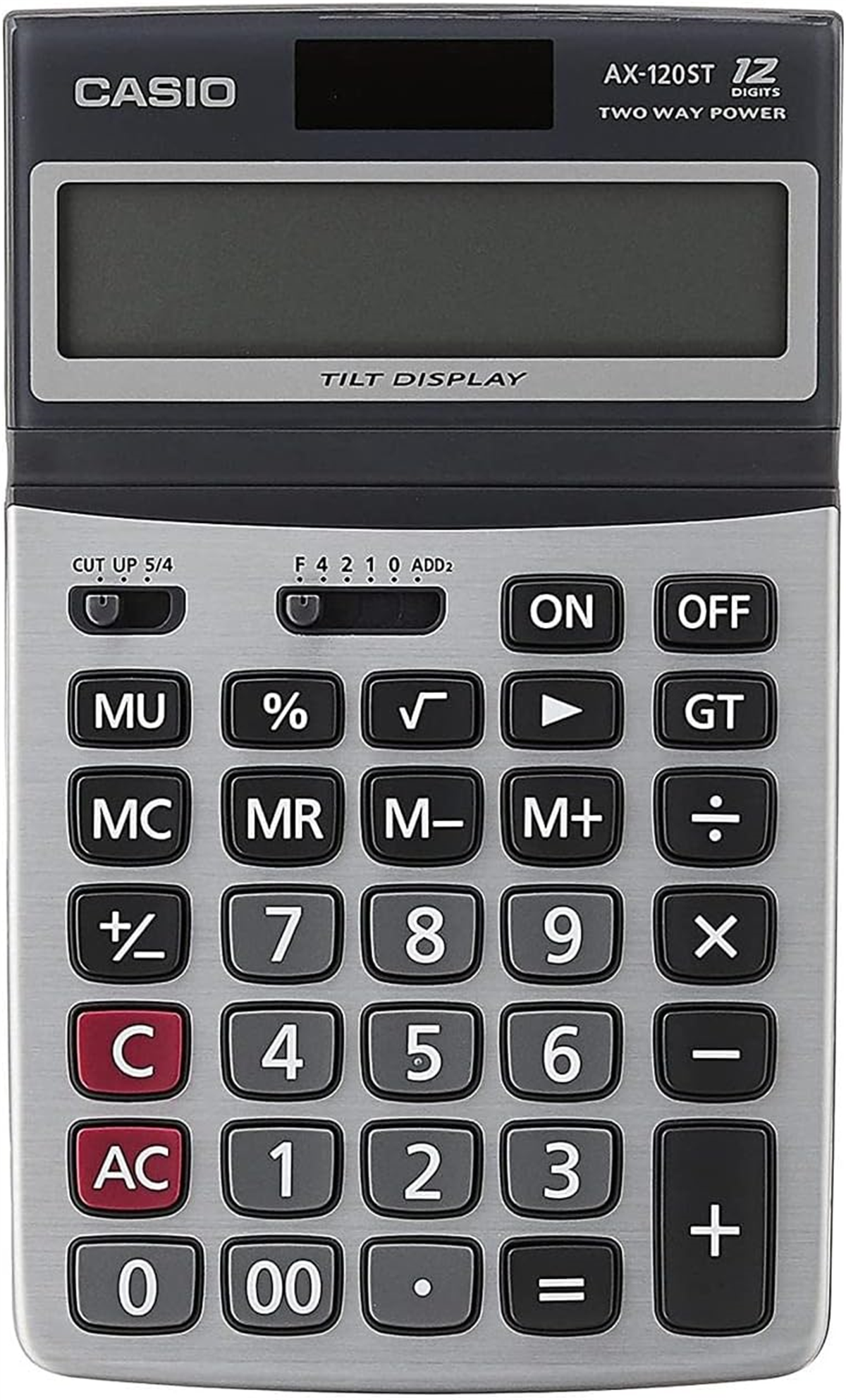 Casio Ax-120St 12 Hane Oynar Baslikli Hesap Makinesi
