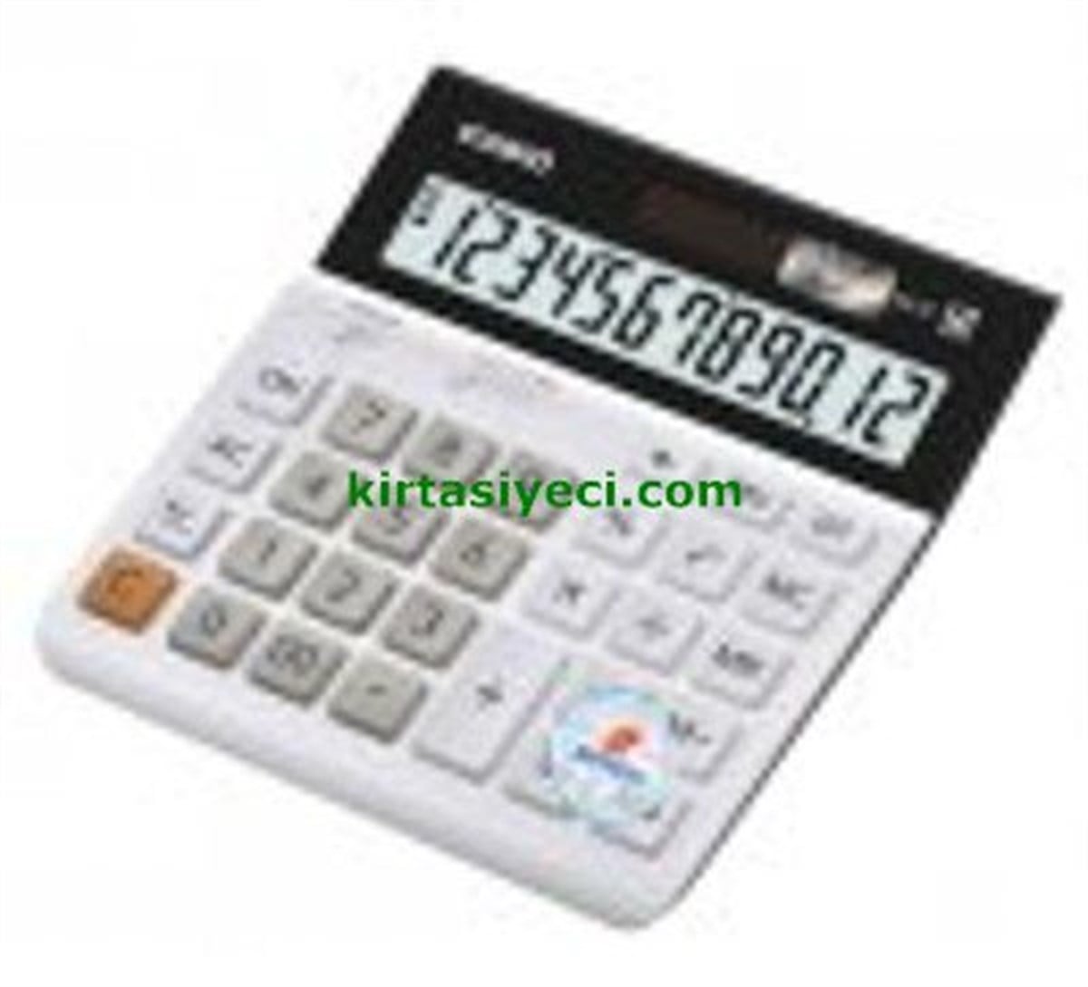 Casio Dh-12-Bk-W-Dh(Cn) 12 Hane Masaüstü Hesap Makinesi