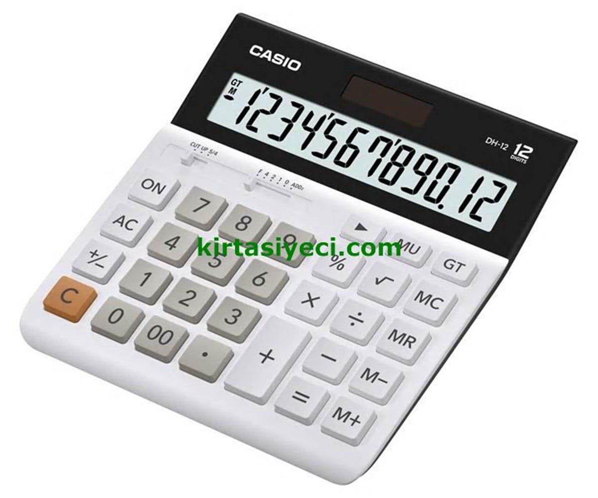 Casio Dh-12-We 12 Hane Masaüstü Hesap Makinesi