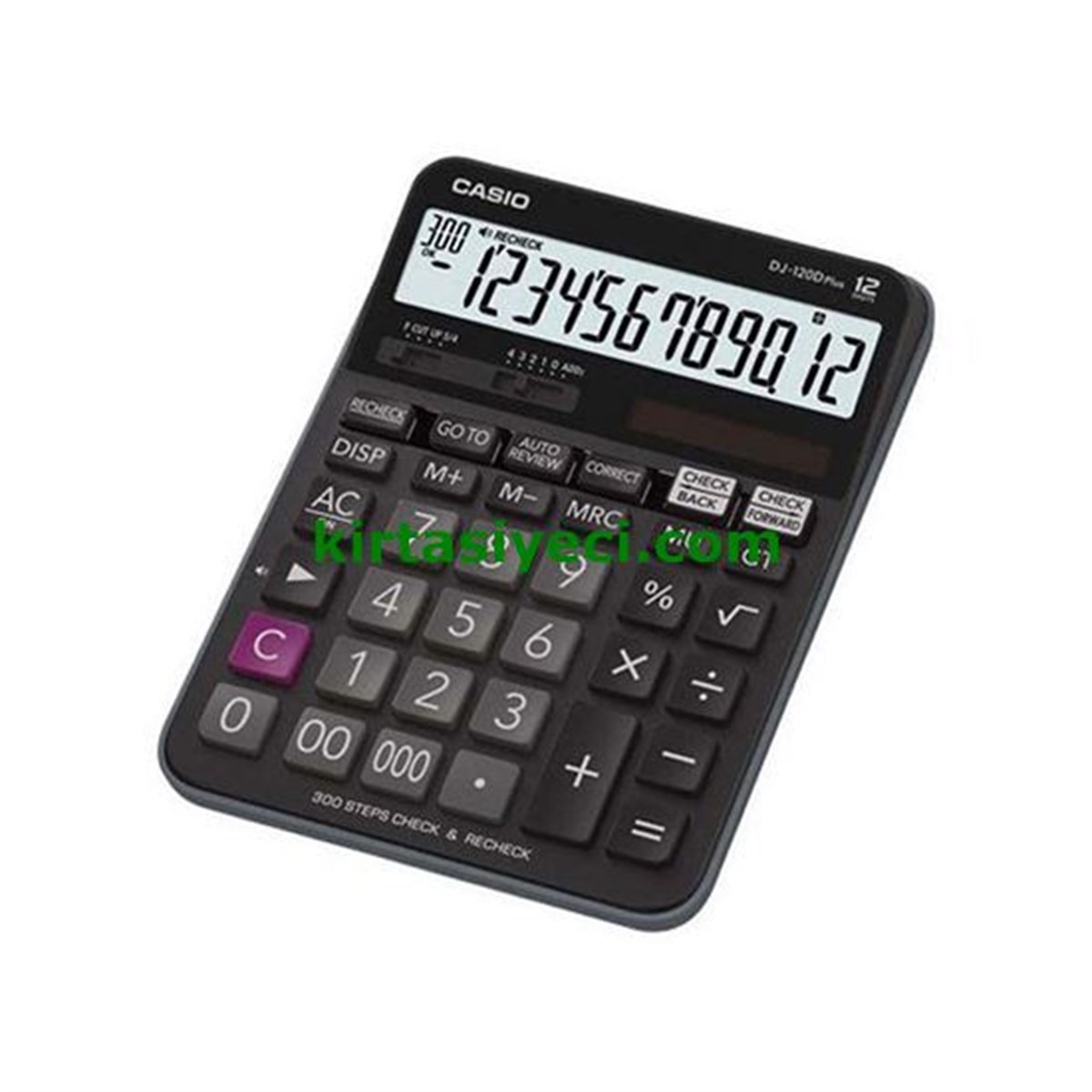 Casio Dj-120D Plus 12 Hane Islem Kontrol Masaüstü Hesap Makinesi