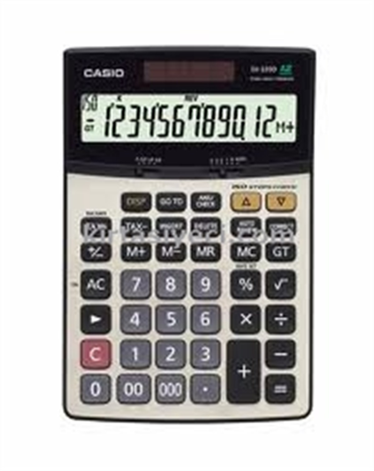 Casio Dj-220 Plus 12 Hane Pilli Günes Enerjili Hesap Makinesi