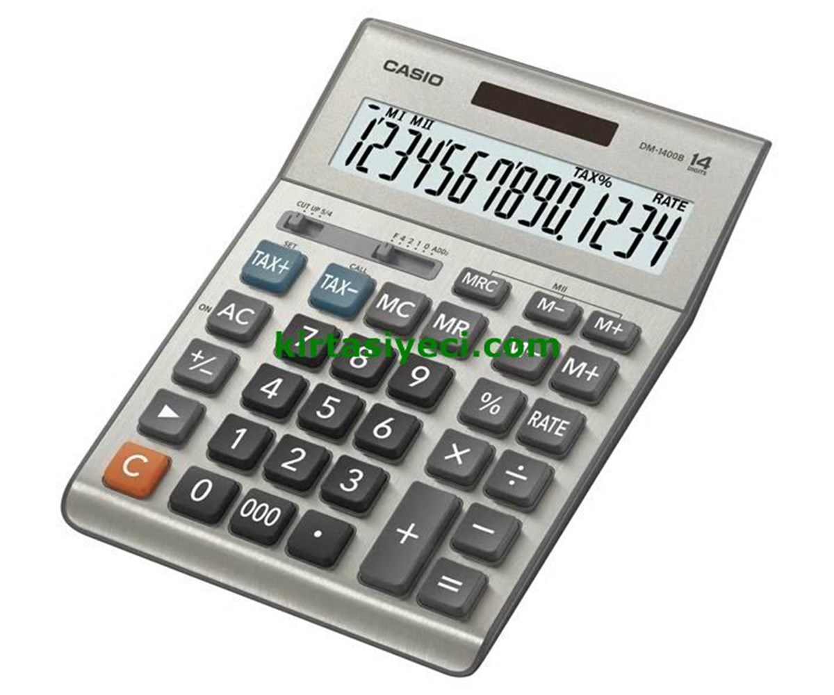 Casio Dm-1400F 14 Hane Hesap Makinesi