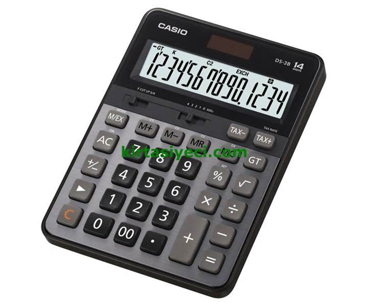 Casio Ds-3B Profosyonel Masa Tipi Hesap Makinesi 14 Hane