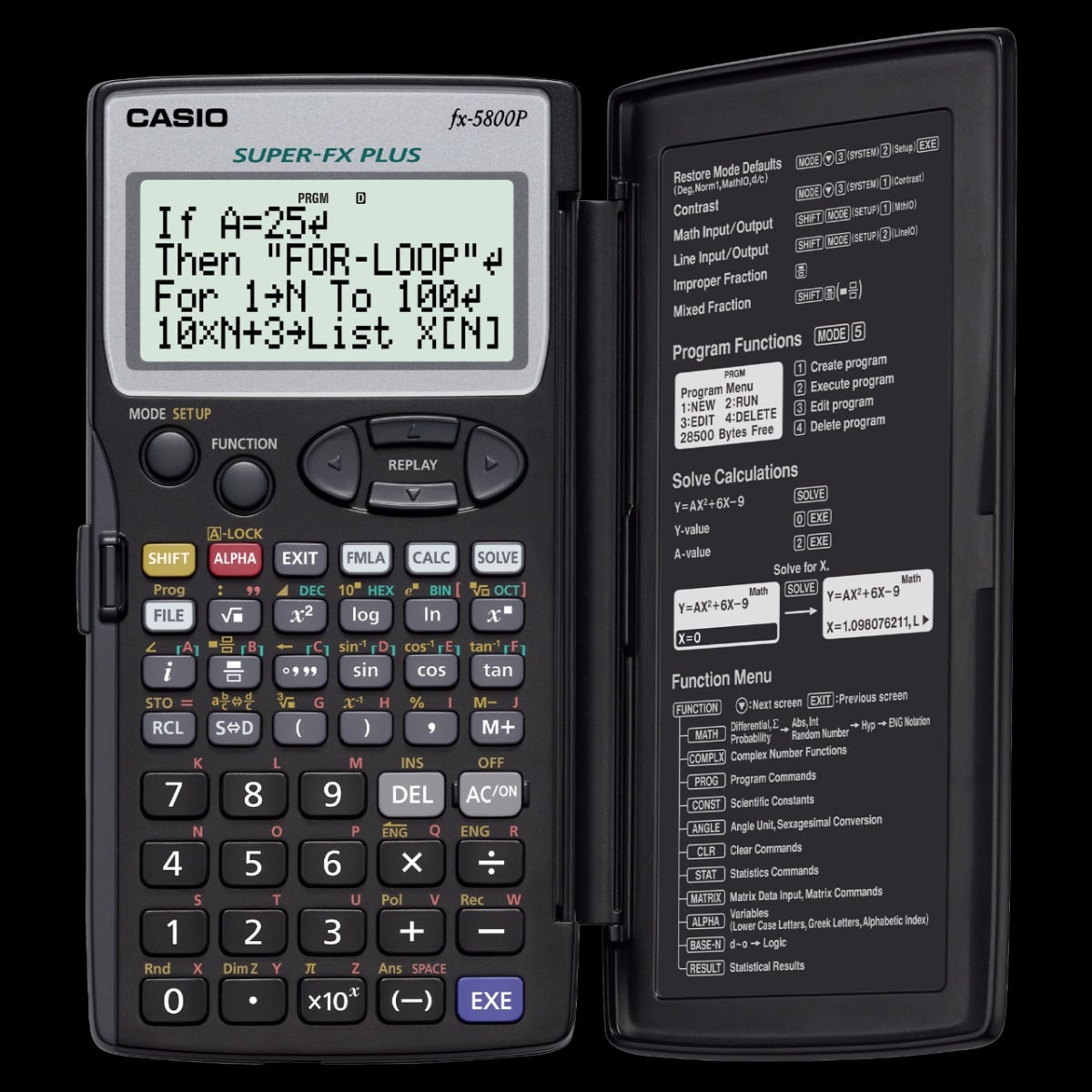 Casio Fx5800P Bilimsel Hesap Makinesi