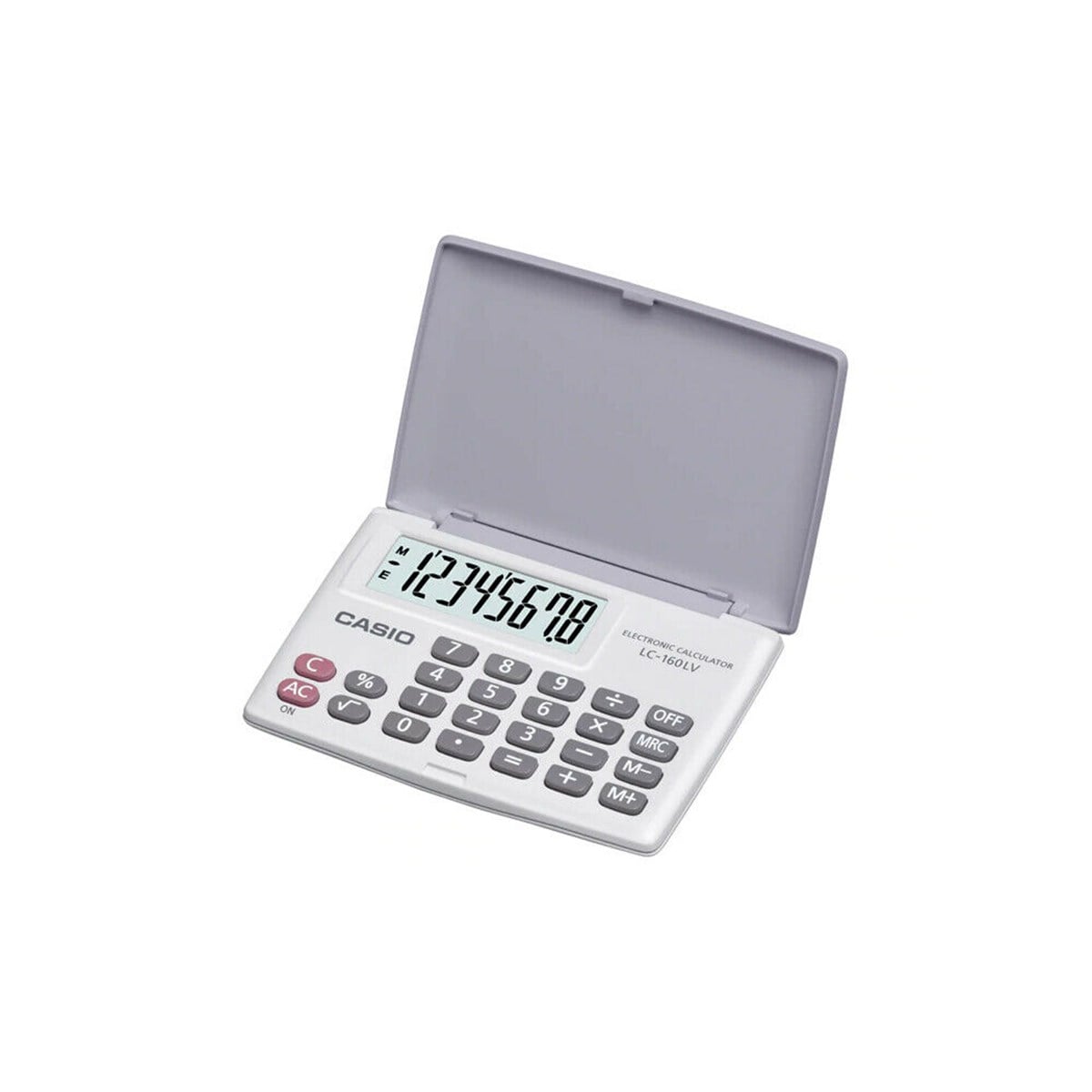 Casio Lc-160Lv-We Hesap Makinesi Cep Tipi 8 Hane