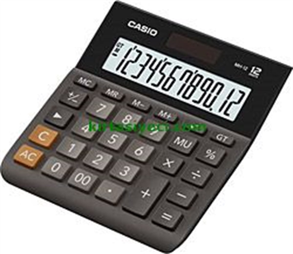 Casio Mh-12-Bk 12 Hane Masa Üstü Hesap Makinesi
