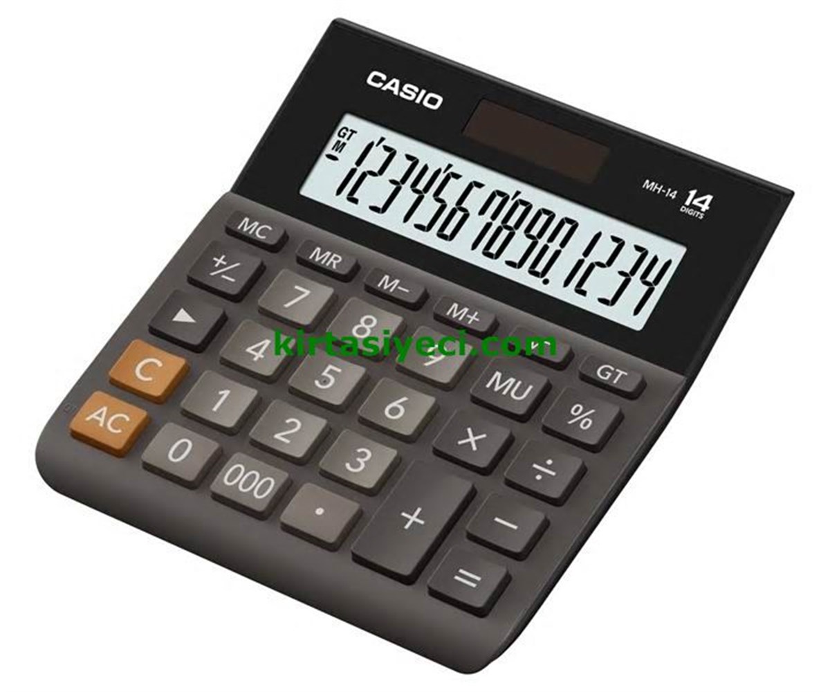 Casio Mh-14-Bk 14 Hane Masa Üstü Hesap Makinesi