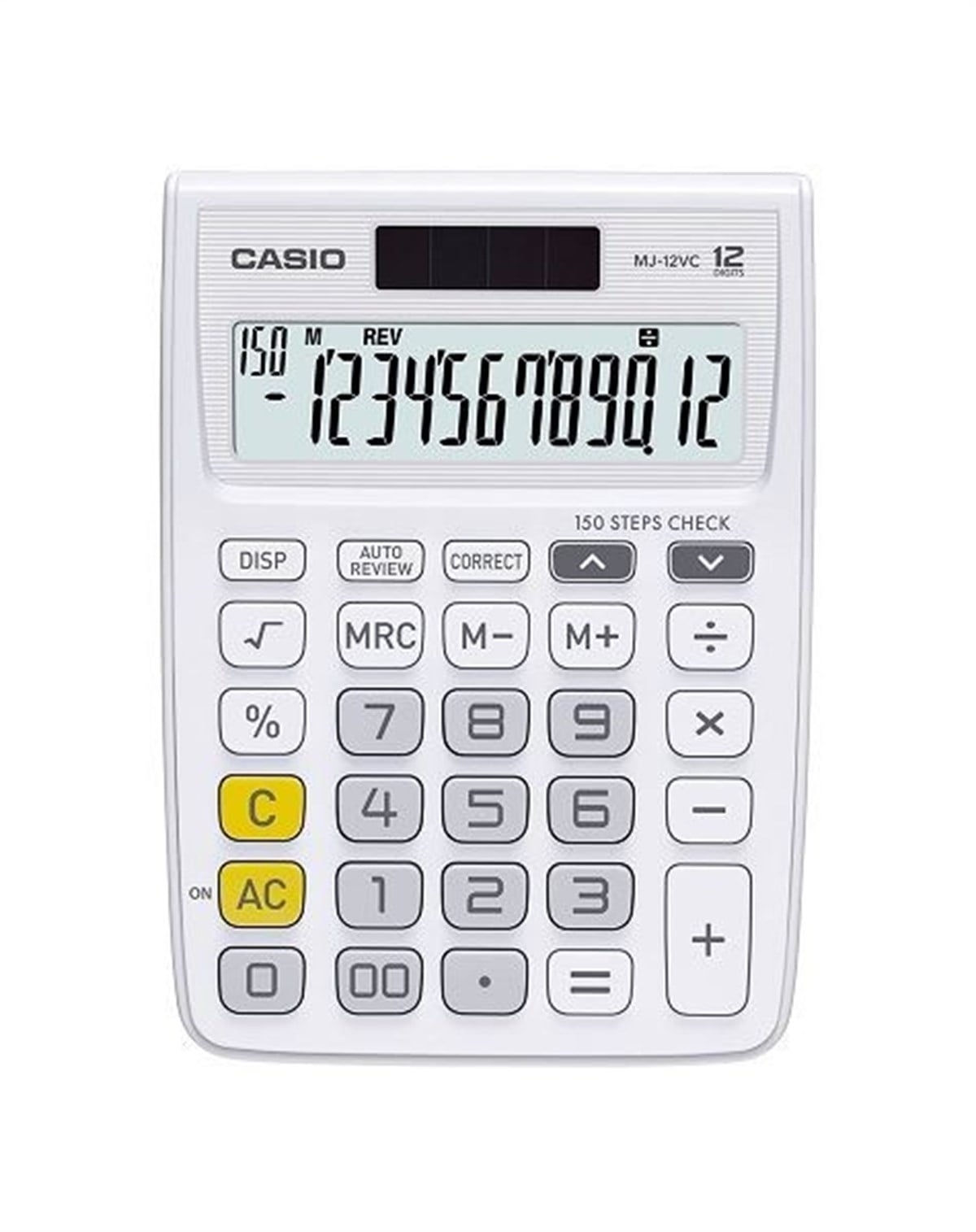 Casio Mj-12Vc-We 12 Hane Renkli Masa Üstü Hesap Makinesi