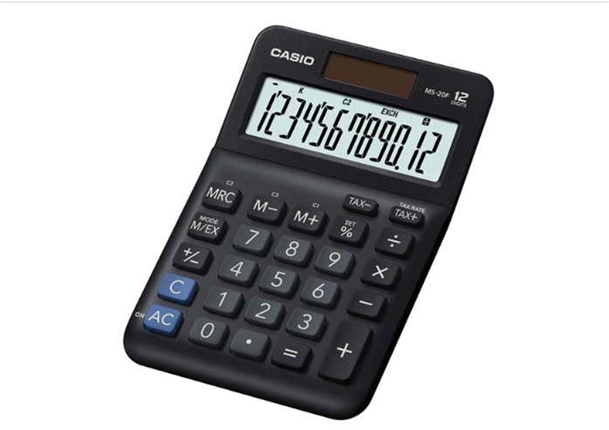 Casio Ms-20f 12 Hane Masa Üstü Hesap Makinesi
