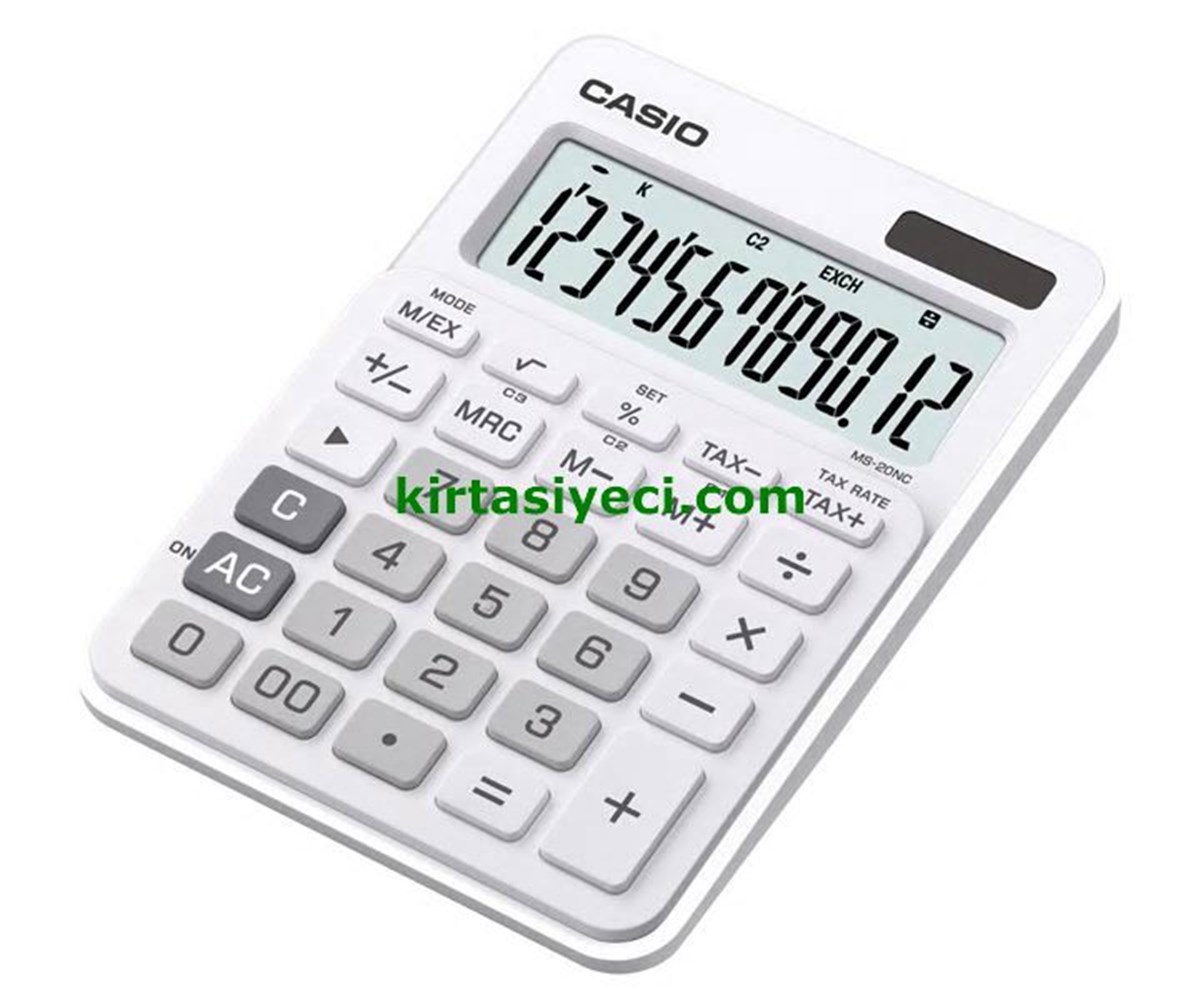 Casio Ms-20Nc-We Masa Üstü Hesap Makinesi