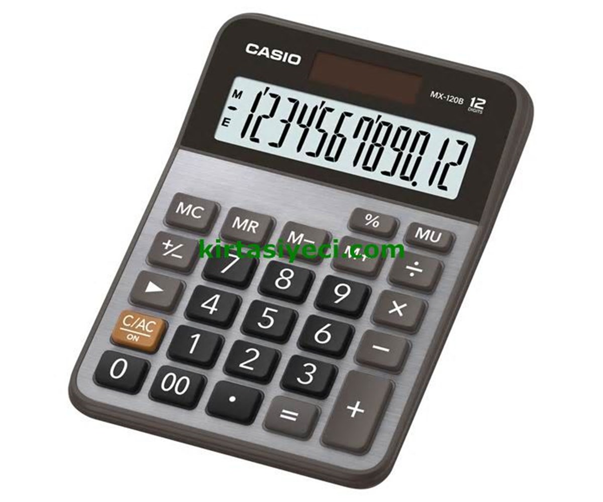Casio Mx-120B Masa Tipi 12 Hane Hesap Makinesi