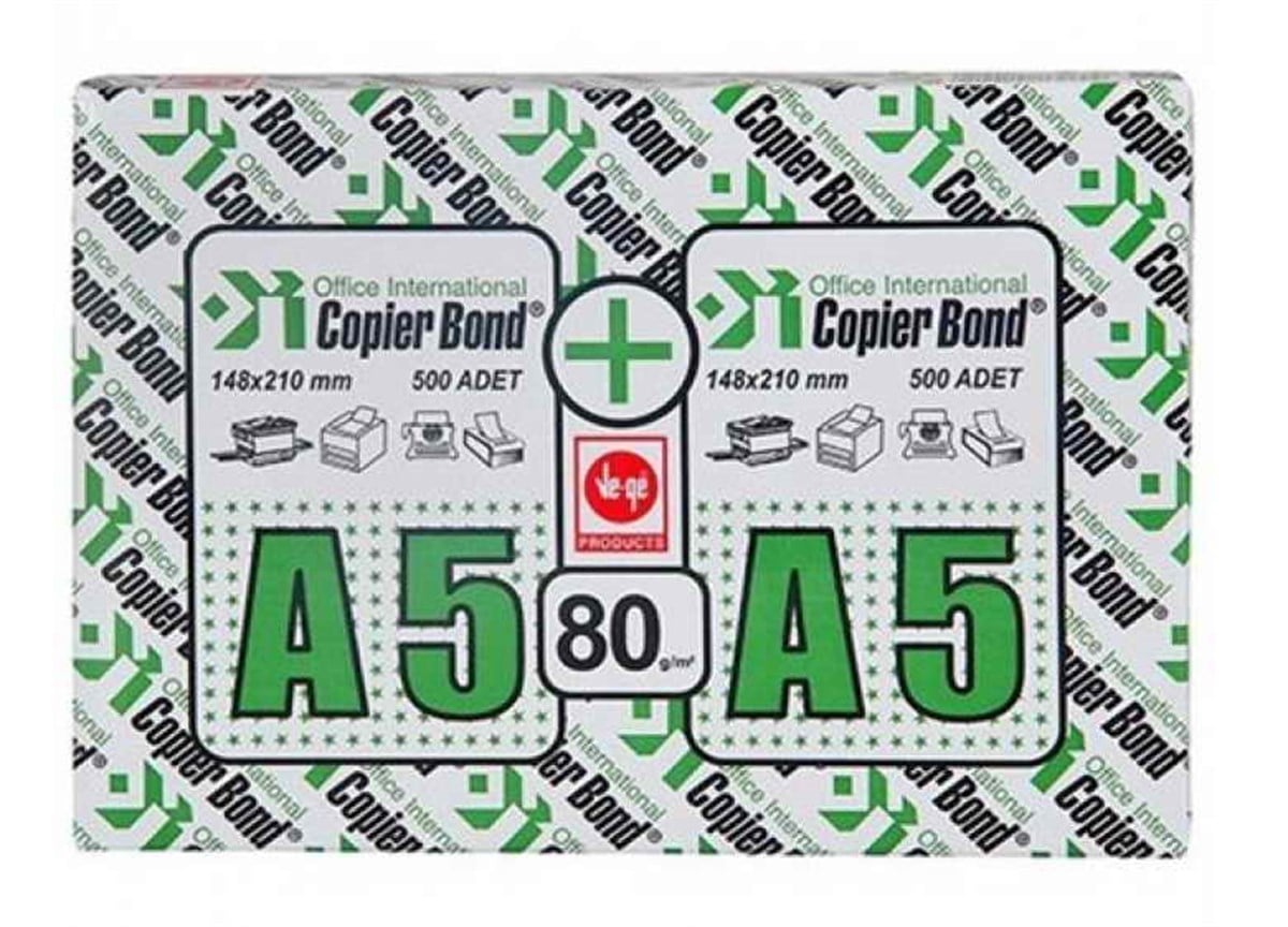 Copier Bond A5 80gr Fotokopi Kağıdı 1000 Li Paket