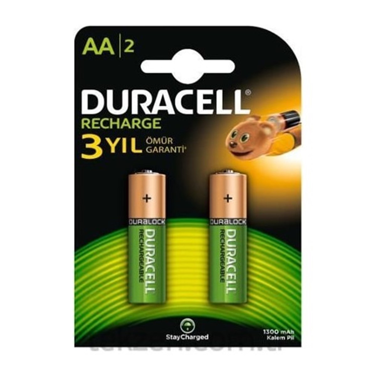 Duracell Dur122 Sarjli Kalem Pil Aa 2Li 2400Mah.     