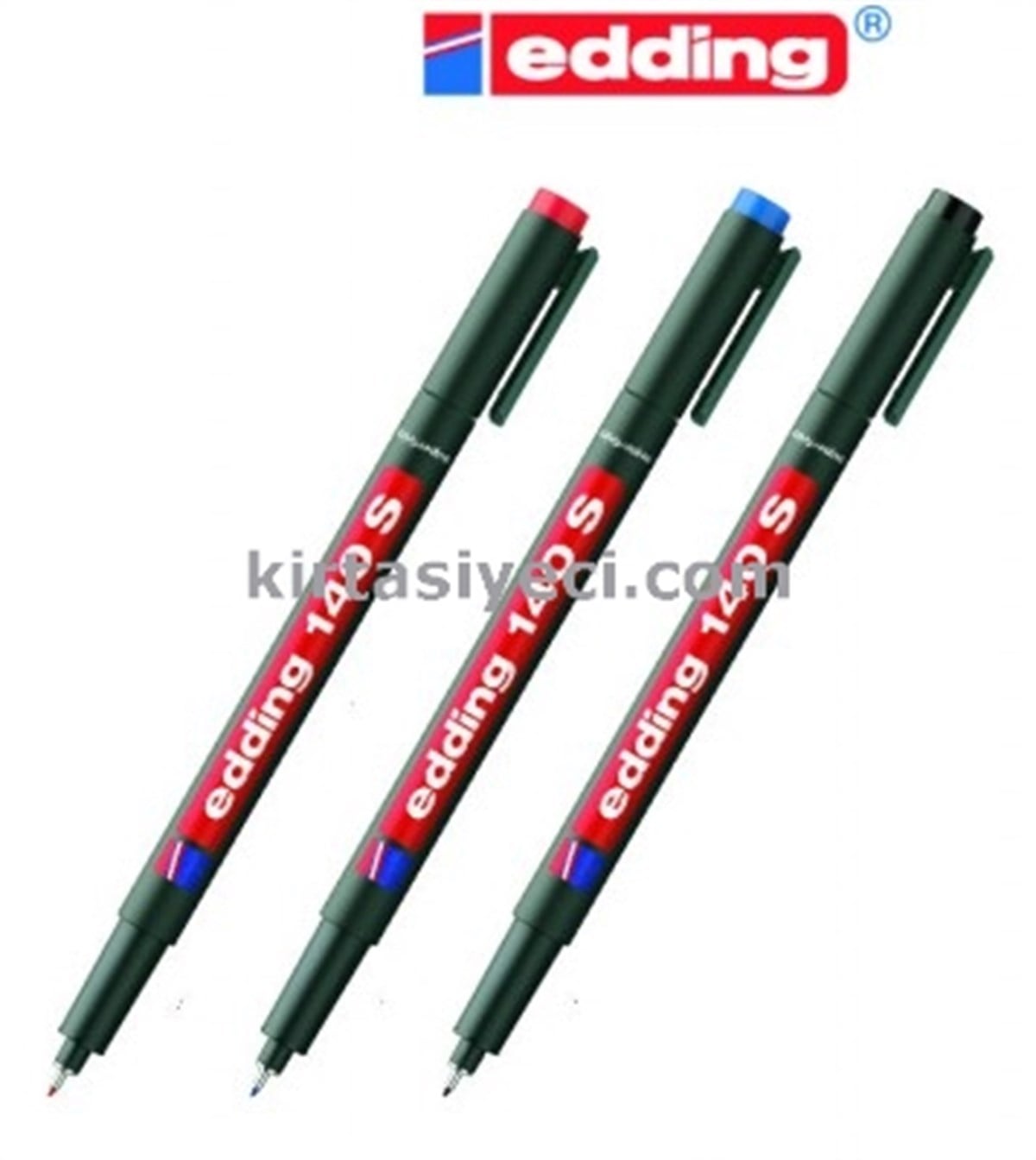 Edding E-140S 03Mm Asetat Kalem Kirmizi Adet 