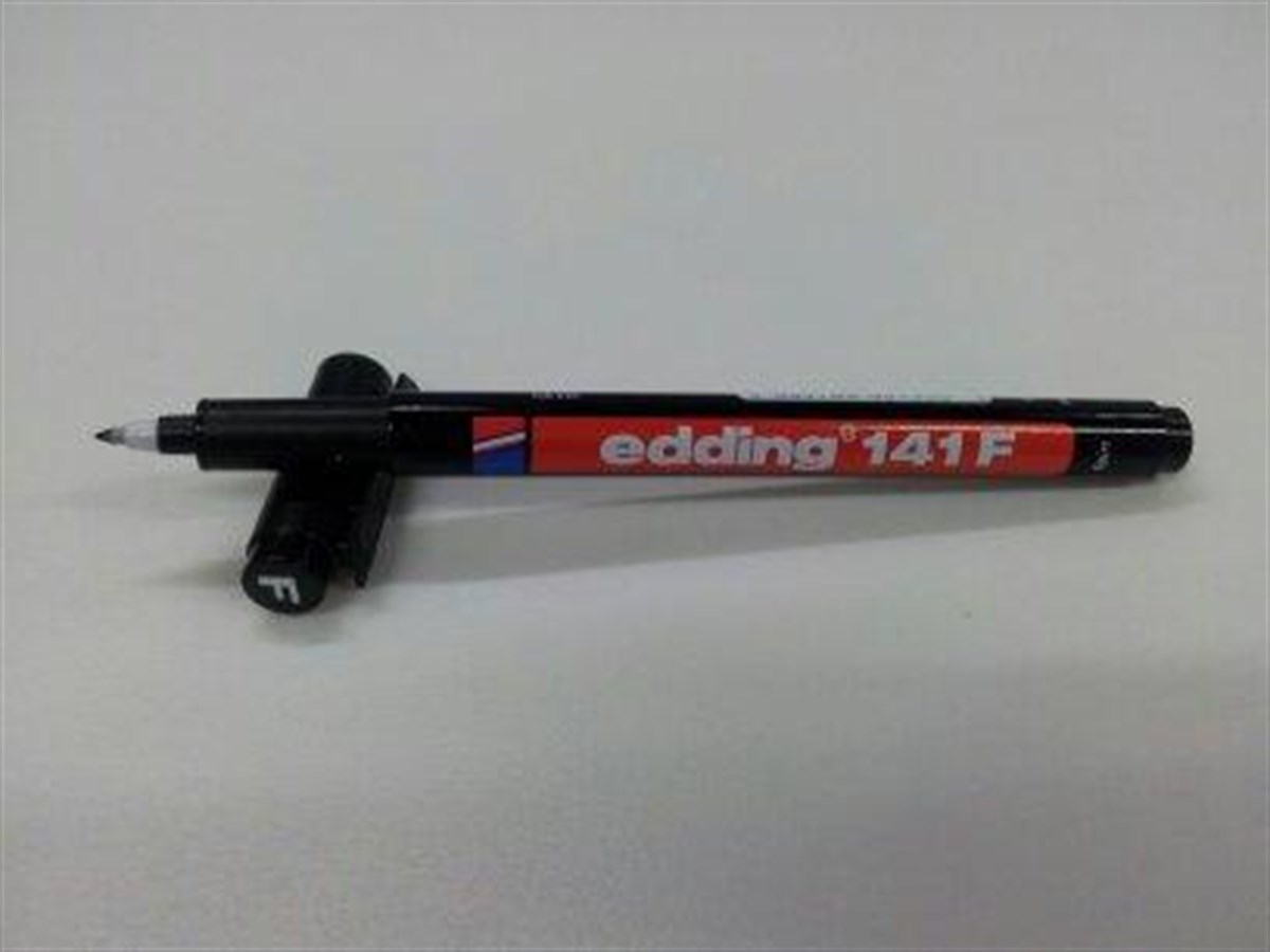 Edding E-141F Asetat Kalem Siyah Adet 