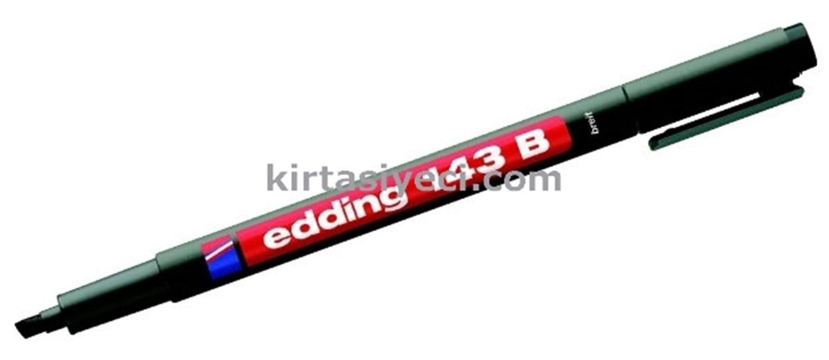 Edding E-143B 1-3Mm Asetat Kalem Siyah Adet 