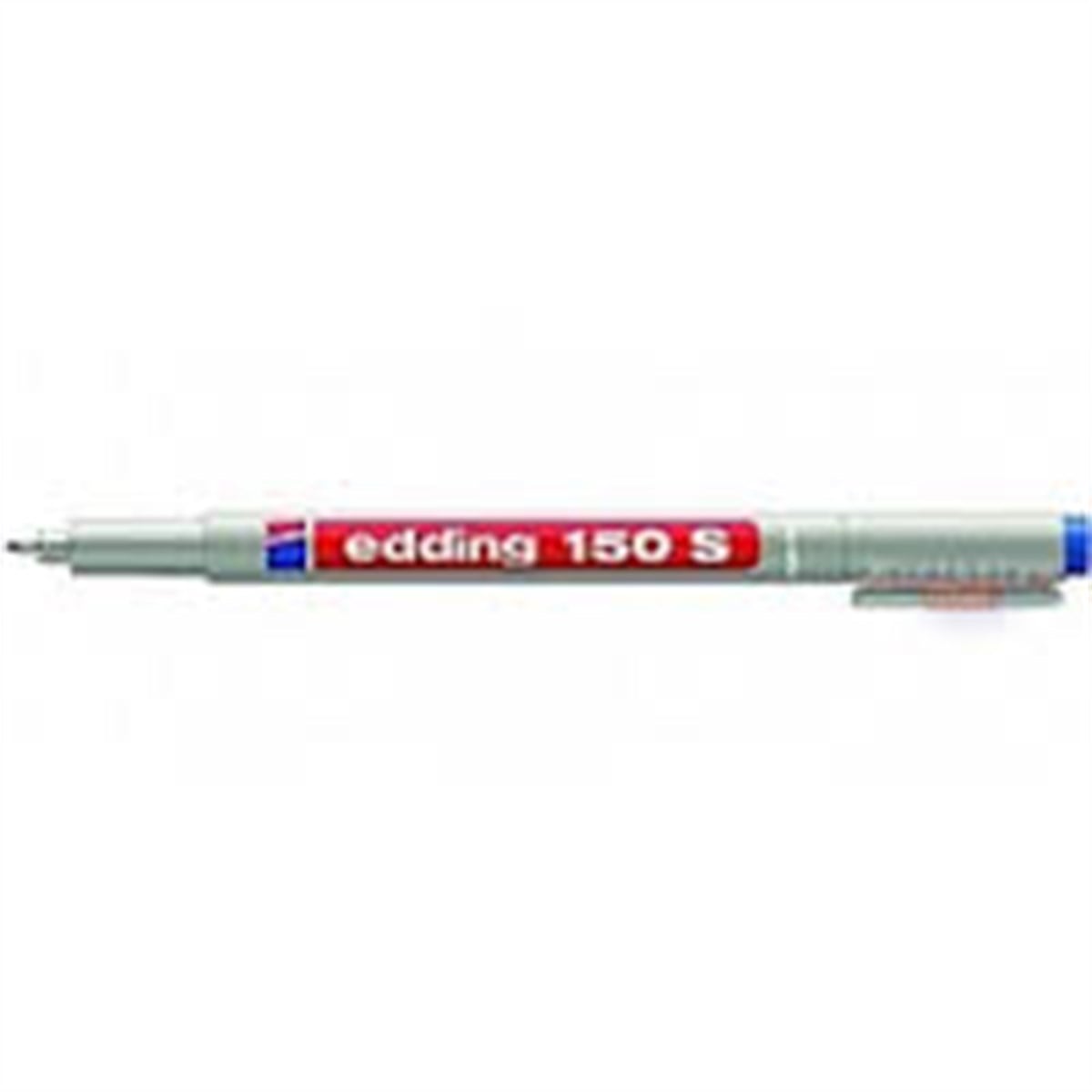 Edding E-150S Asetat Kalemi Mavi Adet 