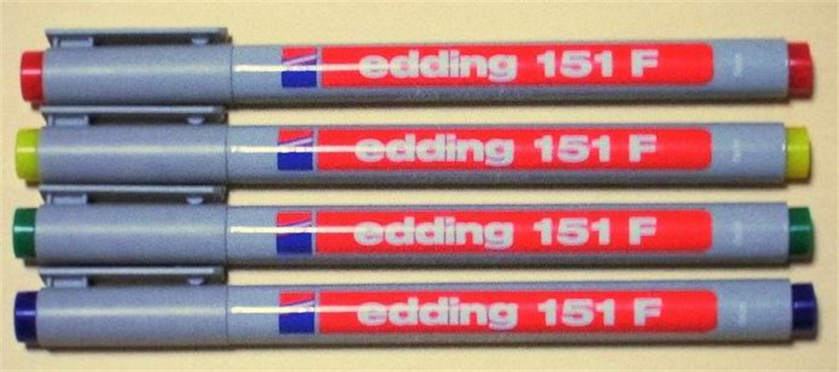 Edding E-151F 03Mm Asetat Kalem Siyah Adet 