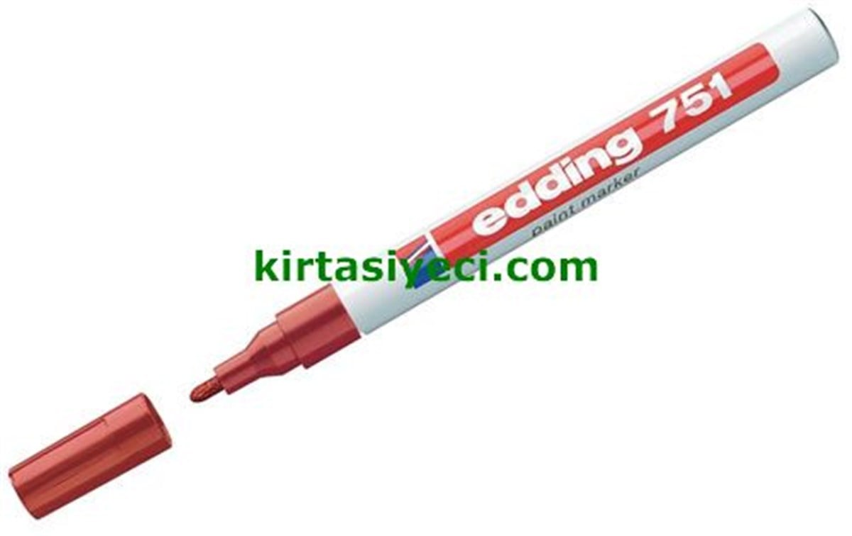 Edding E-751 Boya Dekor Markörü Kirmizi Adet 