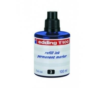 Edding E-T100 Permanent Mürekkebi 100Ml Mavi