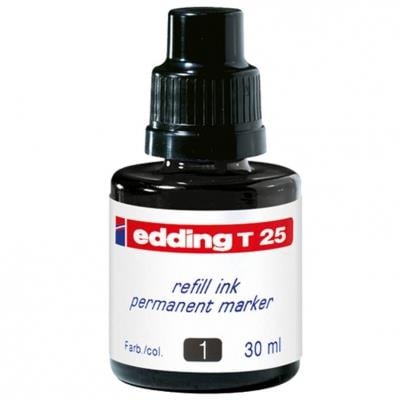 Edding Edt2501 E-T25 Mürekkep 25Ml Siyah