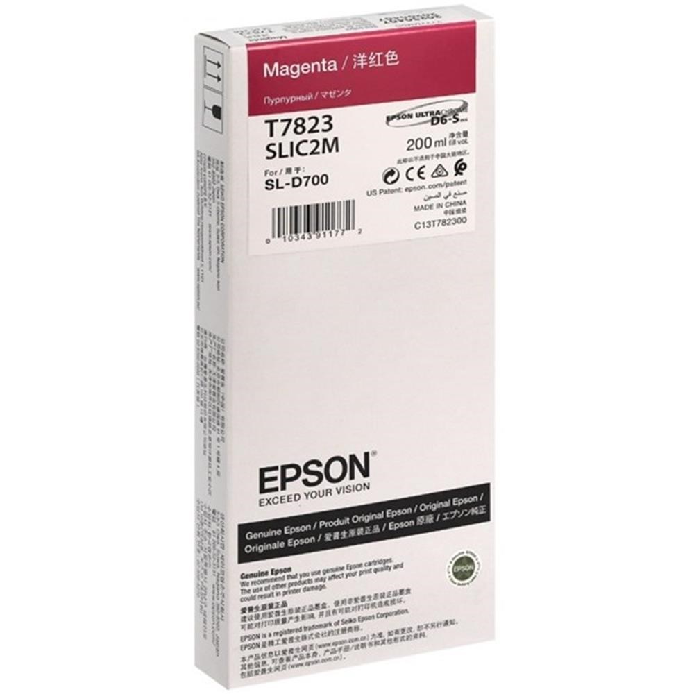 EPSON SURELAB SL-D700 MAGENTA MÜREKKEP C13T78230N