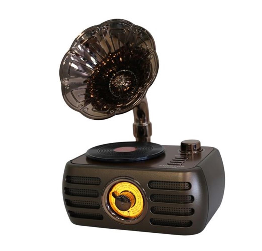 Everton Rt-704 Gramafonlu Bluetooth Fm-Usb-Tf-Aux  Şarjlı Nostaljik Radyo