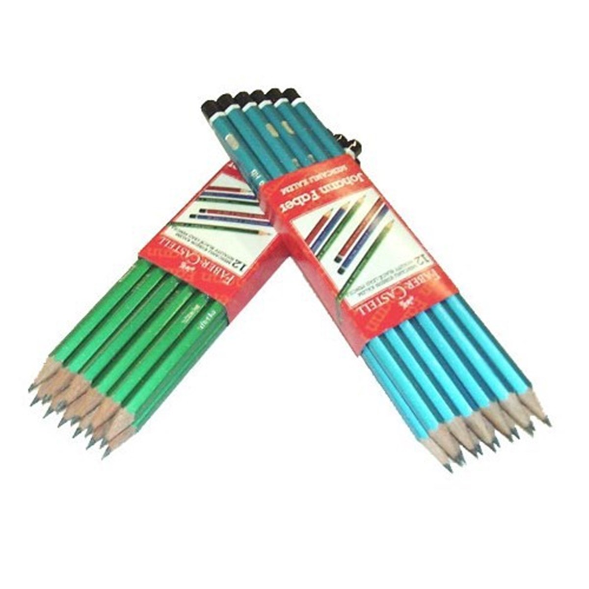 Faber Castell 1052160000 2160 Köseli Mercanli Kursun Kalem 12 Li Paket   