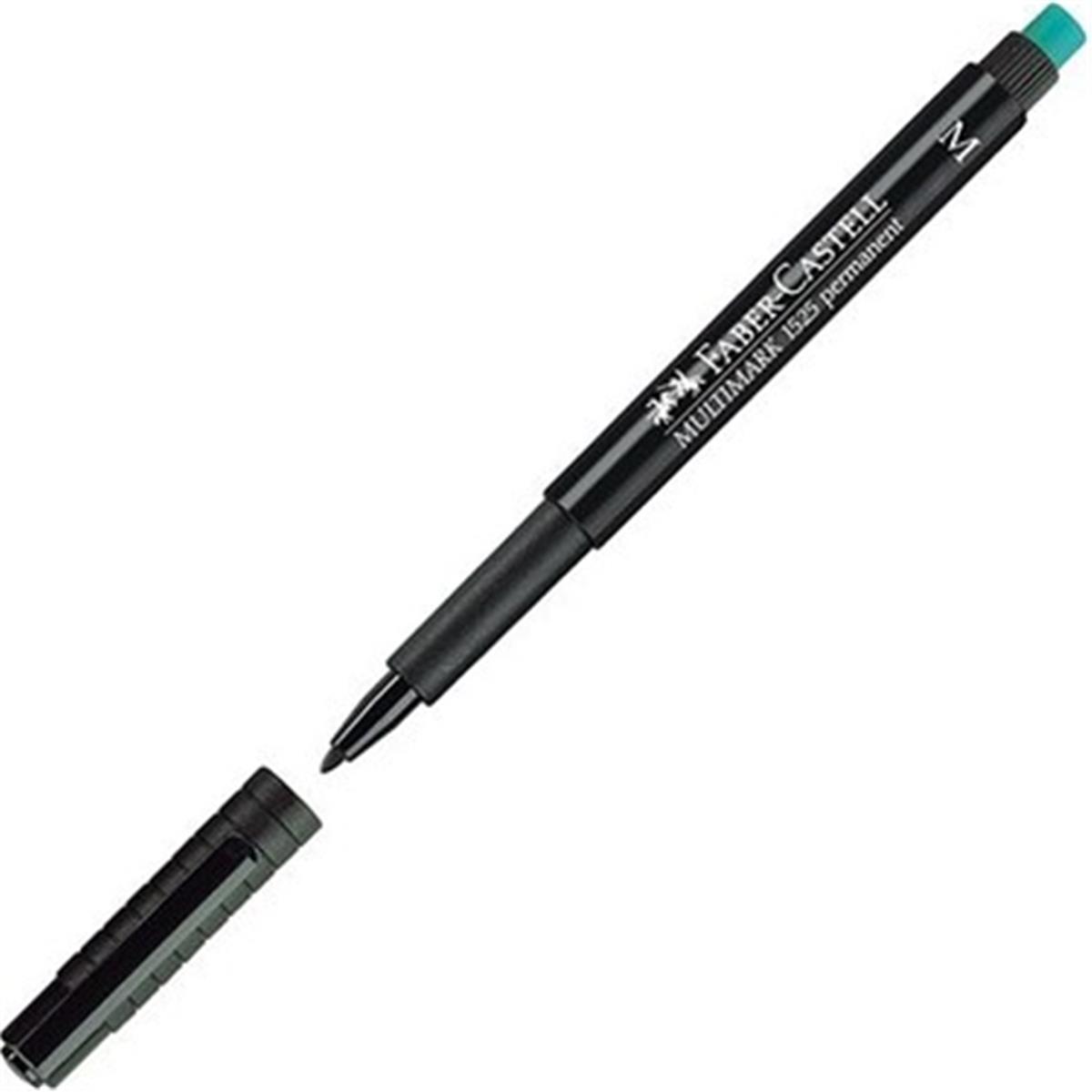 Faber Castell 1525 Asetat Kalem Siyah (M) Adet