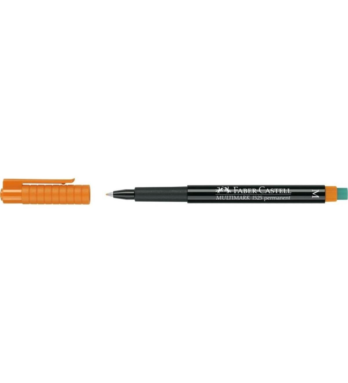 Faber Castell 1525 Asetat Kalem Turuncu (M) Adet