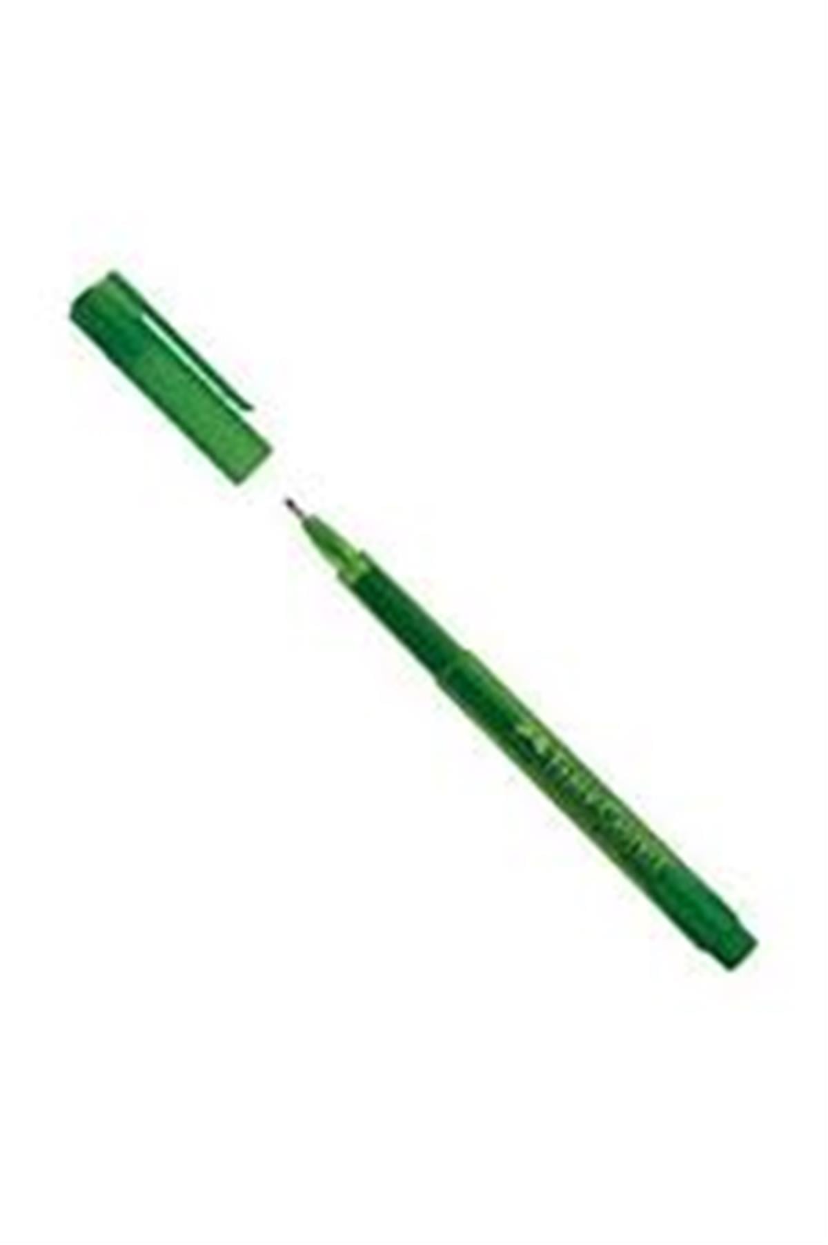 Faber Castell 1554 0.8Mm Broadpen Keçe Uçlu Kalem Yesil Adet