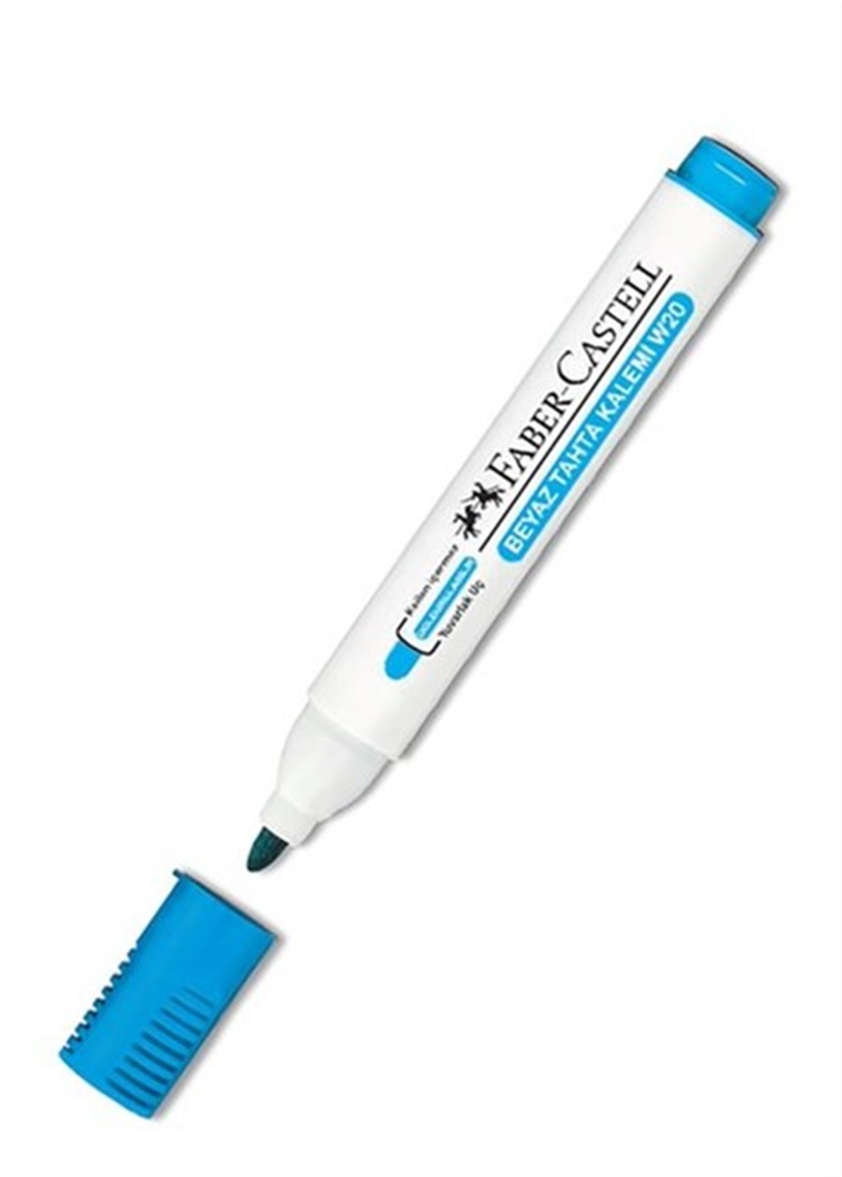 Faber Castell 5040254017 Tahta Kalemi W20 Gök Mavi Doldurulabilir