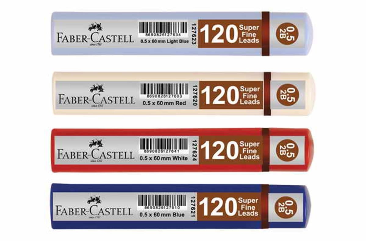 Faber Castell 5090127620 Grip Min 0.5 2B 60Mm 120 Li Kirmizi Tüp