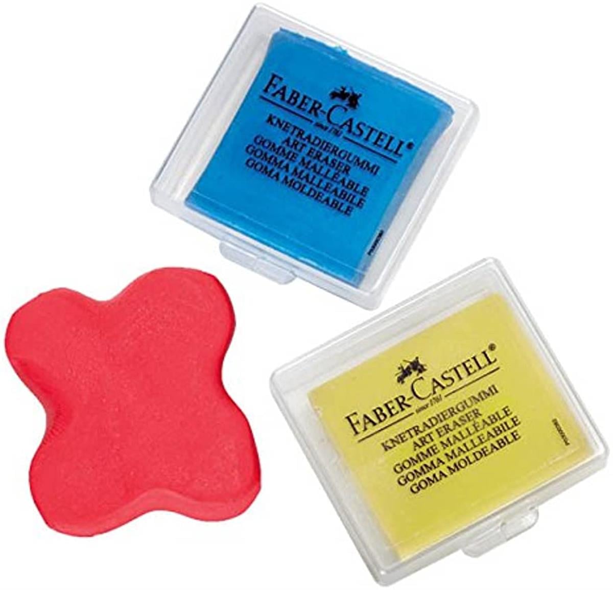 Faber Castell 5130127321 Plastik Kutulu Hamur Renkli Silgi Adet