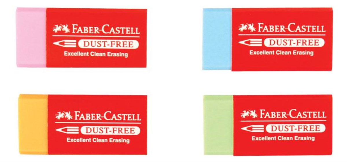 Faber Castell 5130187125 Dust Free Renkli Silgi 