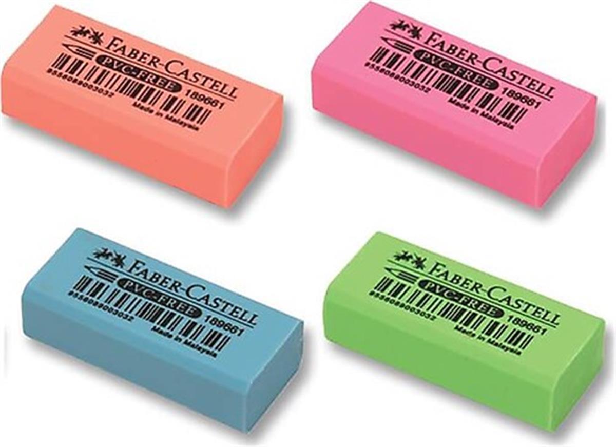 Faber Castell 5130189661 Renkli Silgi Adet