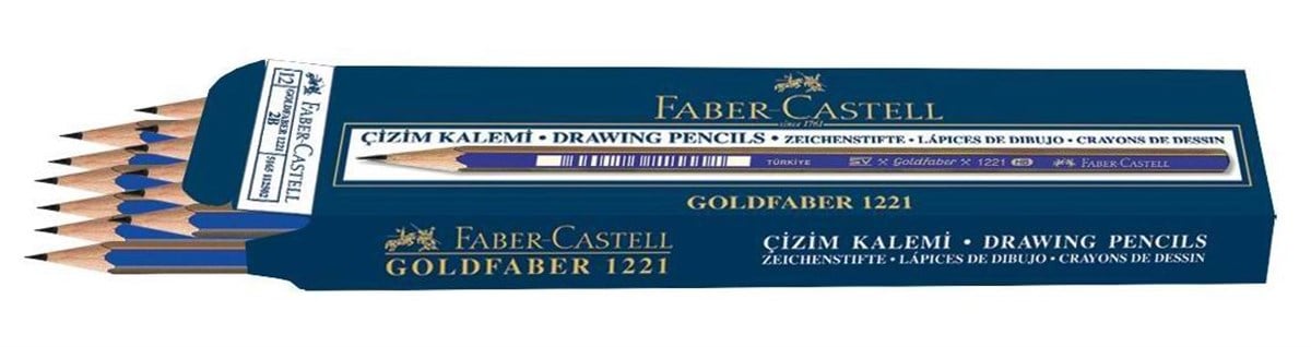 Faber Castell 5165112504 1221 Dereceli Kalem 4B 12Li 