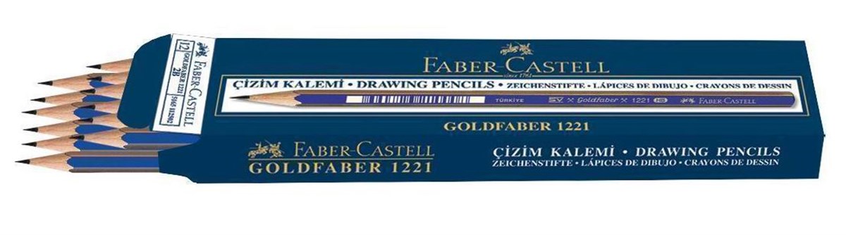 Faber Castell 5165112508 1221 Derceli Kalem 8B 12Li 