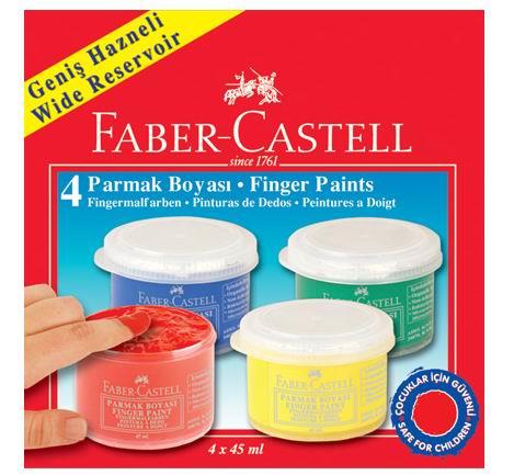 Faber Castell 5170160412 Parmak Boyasi 45Ml 4 Renk 